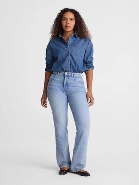 Madewell Petite Curvy Relaxed Bootcut Jeans